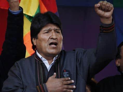 Evo Morales en Ushuaia