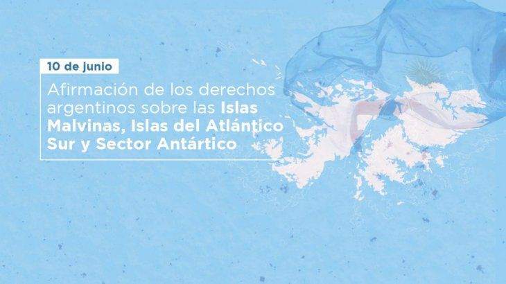 10 de junio: Día de la Reafirmación de los Derechos Argentinos sobre las Islas Malvinas