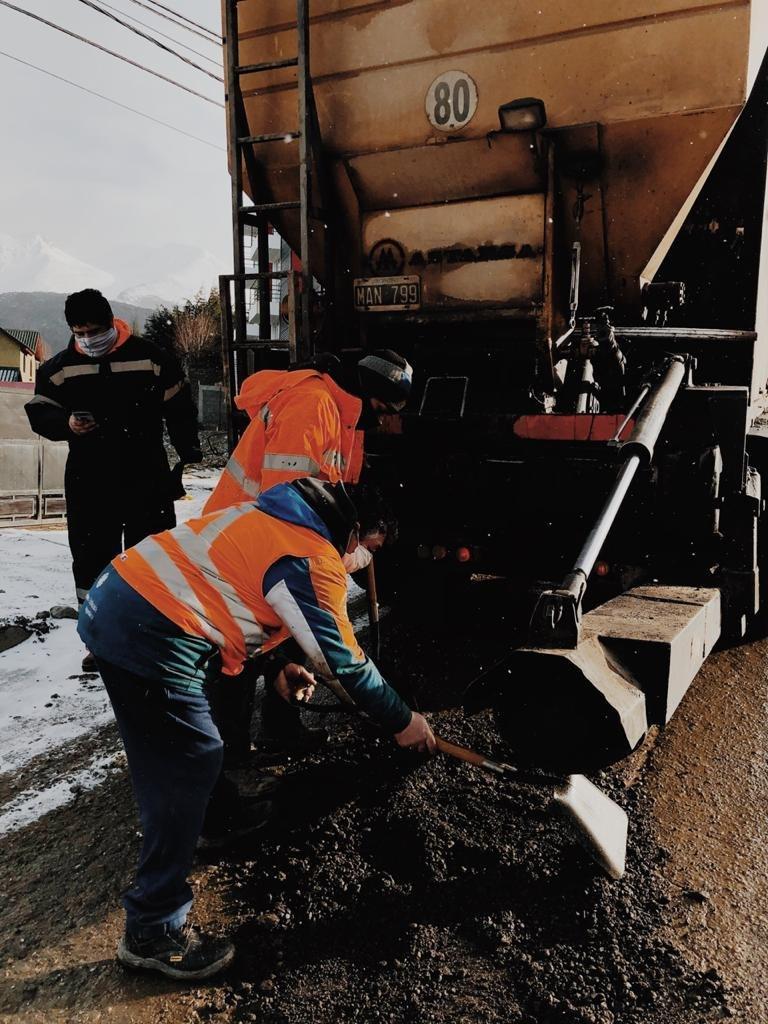 Siguen los trabajos de bacheo en la ciudad