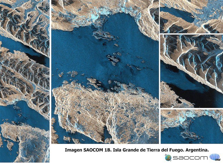 El satélite argentino Saocom 1B difundió las primeras imágenes