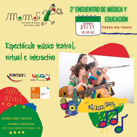 Inscriben para participar del «2° Encuentro de Música y Educación Momusi»