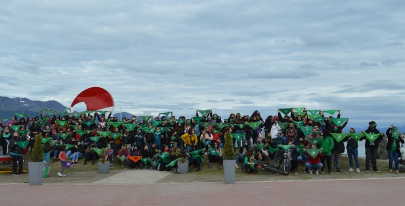 Pañuelazo para festejar la legalización del aborto