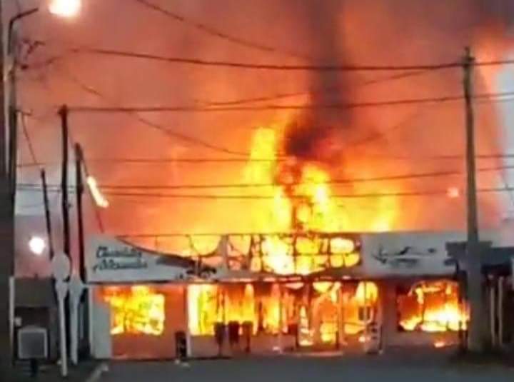 Se incendió la panadería La Unión del Corazón de la Isla