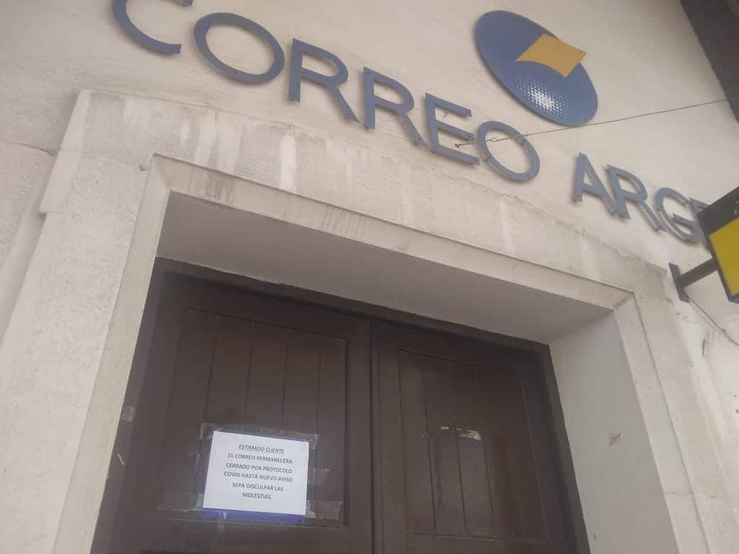 El Correo Argentino, cerrado por casos de COVID-19