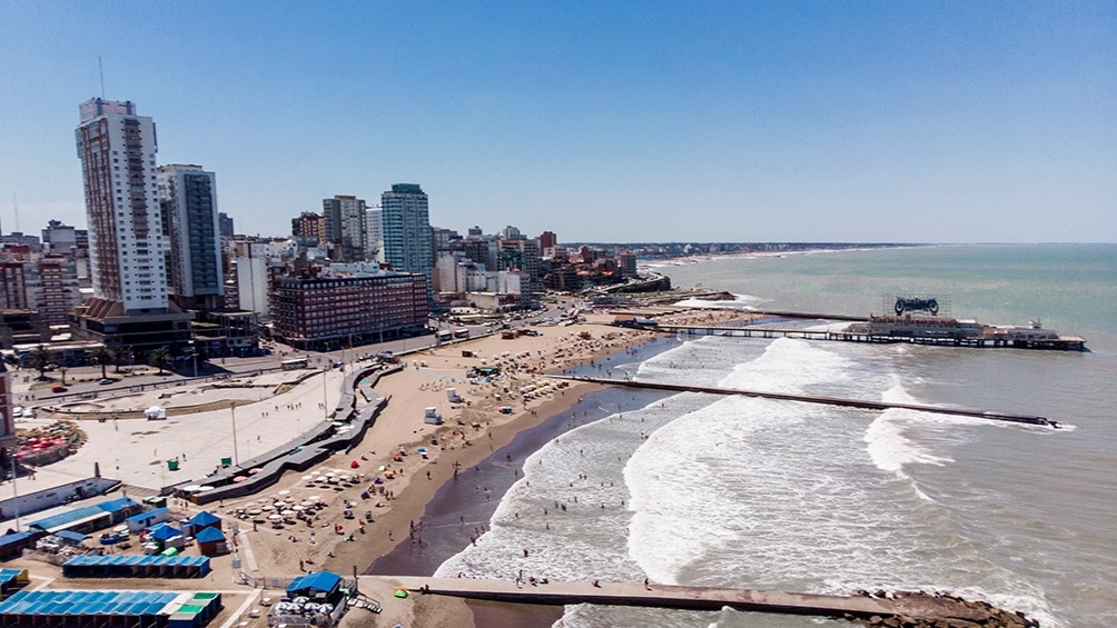 La costa argentina fue la zona elegida para vacacionar