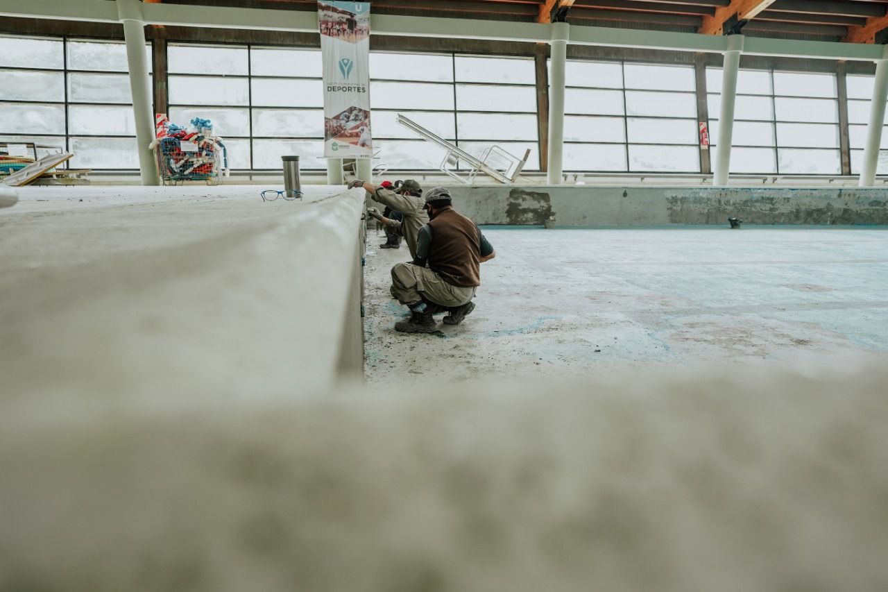 Trabajan en el Polo Deportivo Héroes de Malvinas