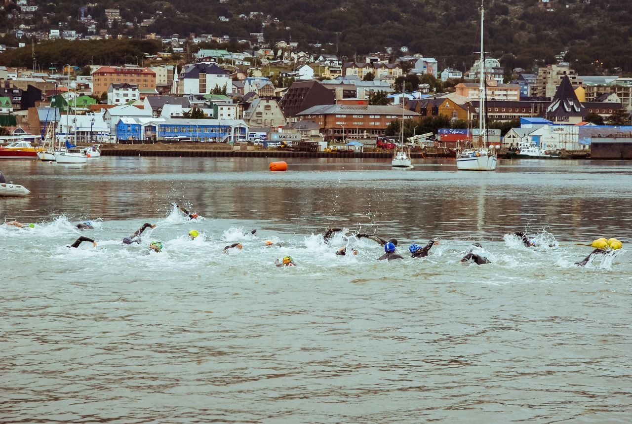 Primer triatlon en Ushuaia