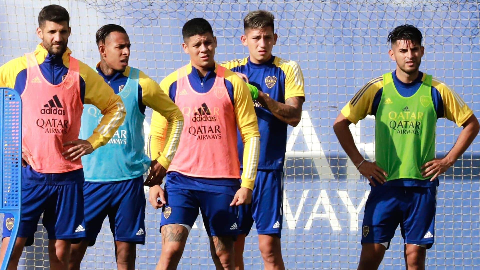 Marcos Rojo se lesionó en su primer entrenamiento con Boca Juniors