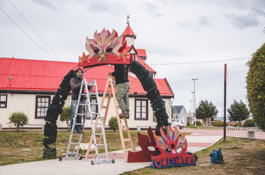 Fin de semana de carnaval: intensivo mantenimiento y preparativo de los espacios verdes