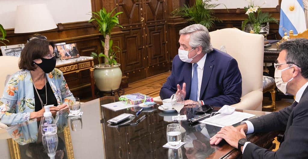 La vicepresidenta del Superior Tribunal de Justicia se reunió con el Presidente Alberto Fernández