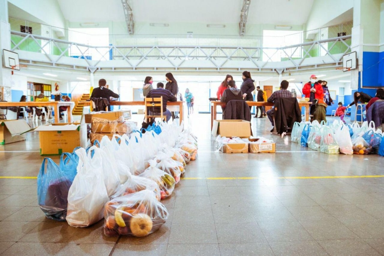 Cronograma de entrega de módulos alimentarios de comedores escolares