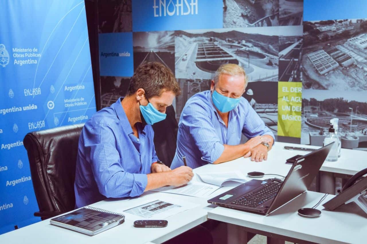 ENOHSA y Gobierno ejecutarán el “Refuerzo Colector Malvinas” en Ushuaia