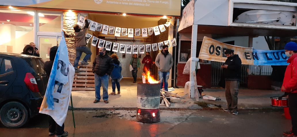 ATE protesta en OSEF por la reubicación arbitraria de una empleada