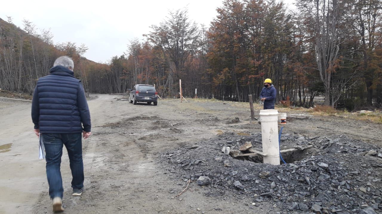 Avanzan las obras de energía en la urbanización Gral. San Martín