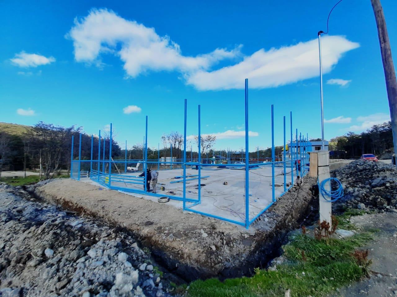 Avanzan las obras en las plazas y playones de la ciudad