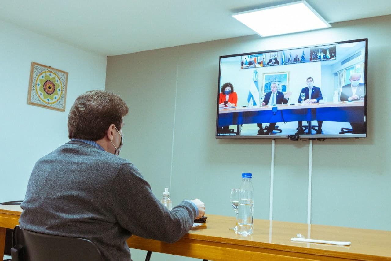 Melella se reunió con Gobernadores y Alberto Fernández por la situación epidemiológica del país