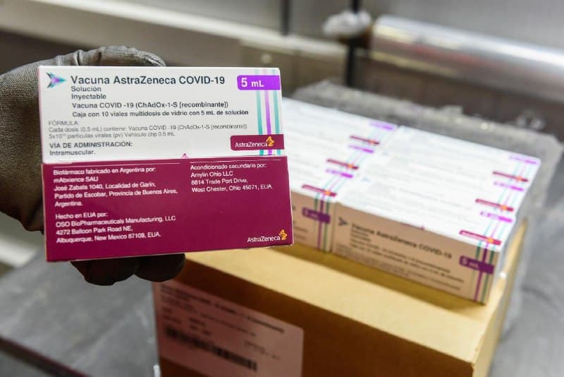 AstraZeneca: Llegan a provincia 4300 nuevas dosis
