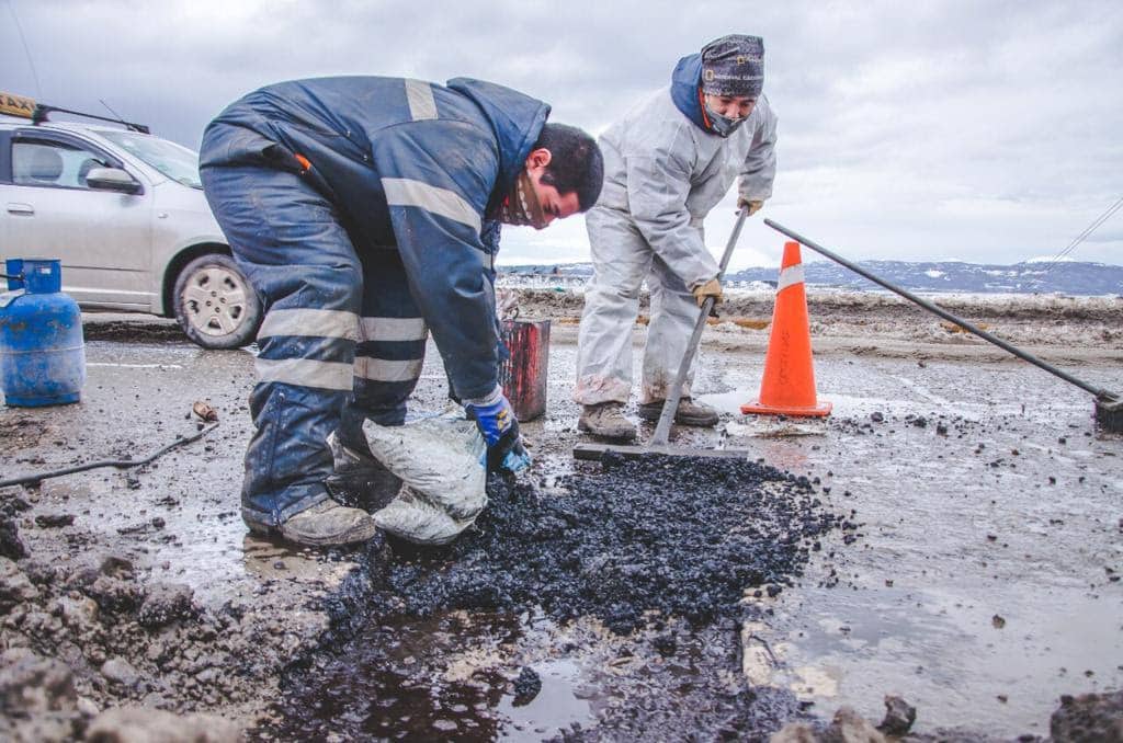 La Municipalidad realiza pruebas con una mezcla asfáltica para trabajos de bacheo