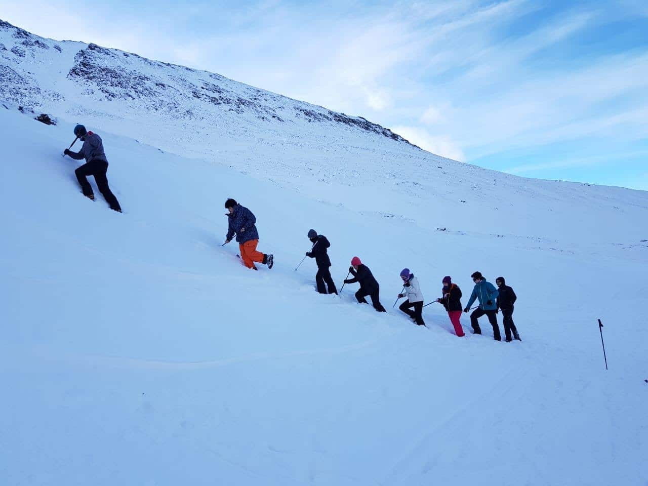 La Municipalidad realizó el fin de semana actividades de Montaña y Esquí de Fondo