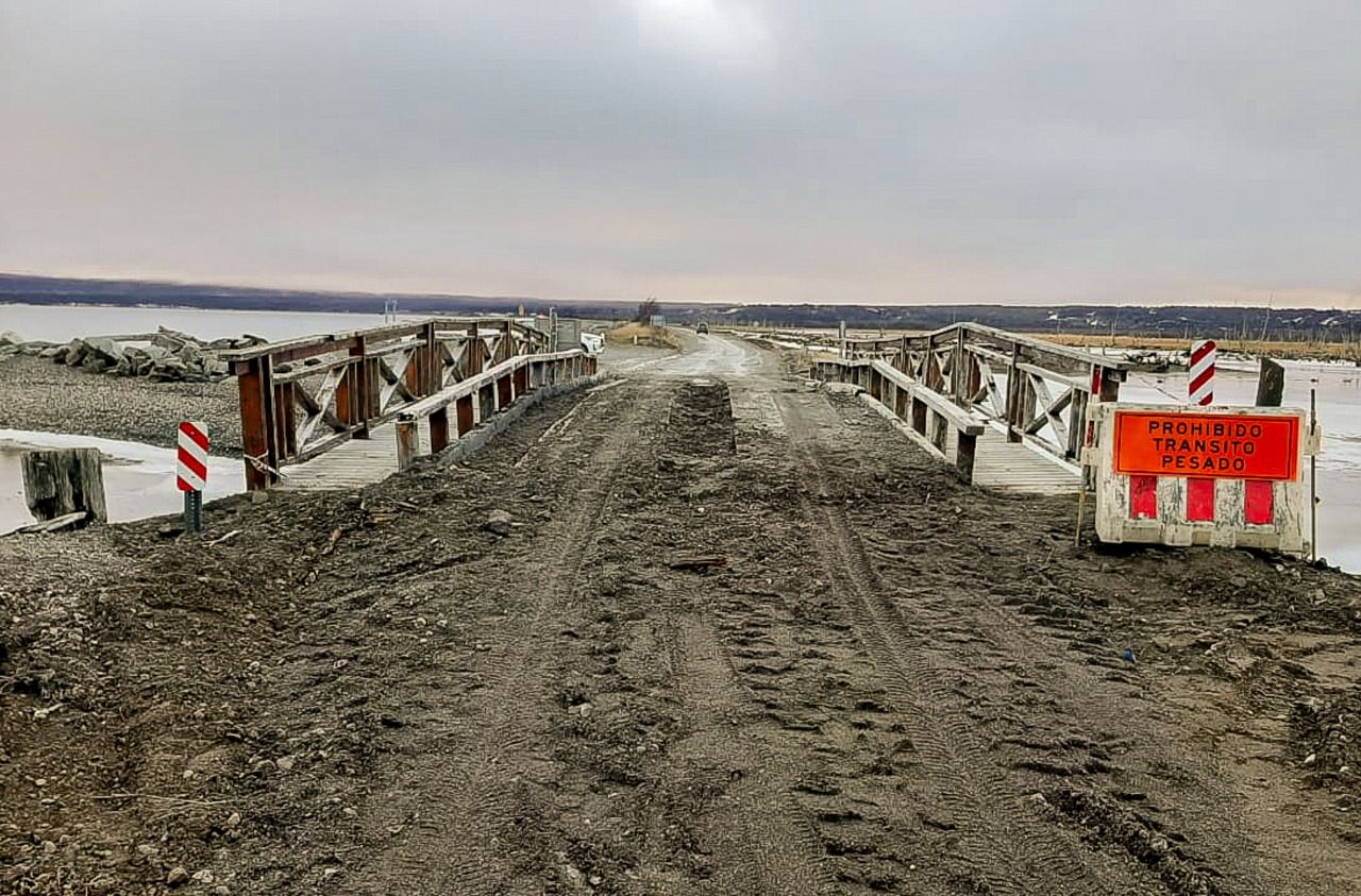 Repararon el puente “YUCO” de Tolhuin y se encuentra habilitado