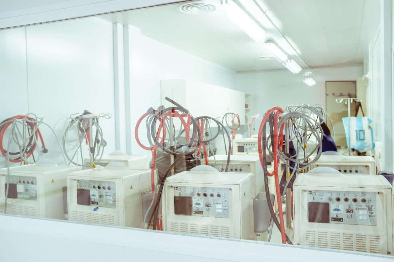 Realizan tareas de adecuación en el Hospital Modular para trasladar el Servicio de Hemodiálisis