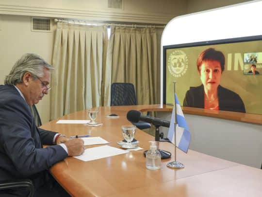 “No voy a firmar con el FMI algo que dañe a los argentinos”; sostuvo el Presidente de la Nación
