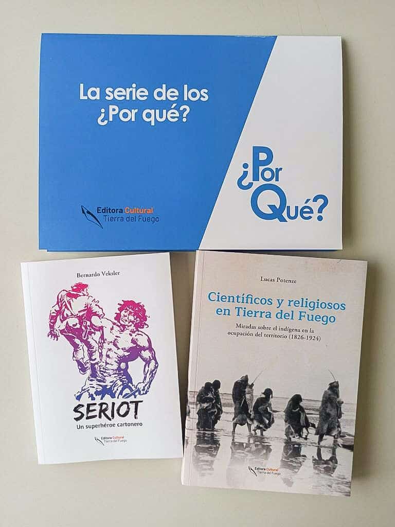 Nuevos títulos en la Editora Cultural Tierra del Fuego