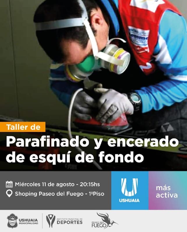 Invitan a participar del taller de Parafinado y Encerado de Esquí de fondo