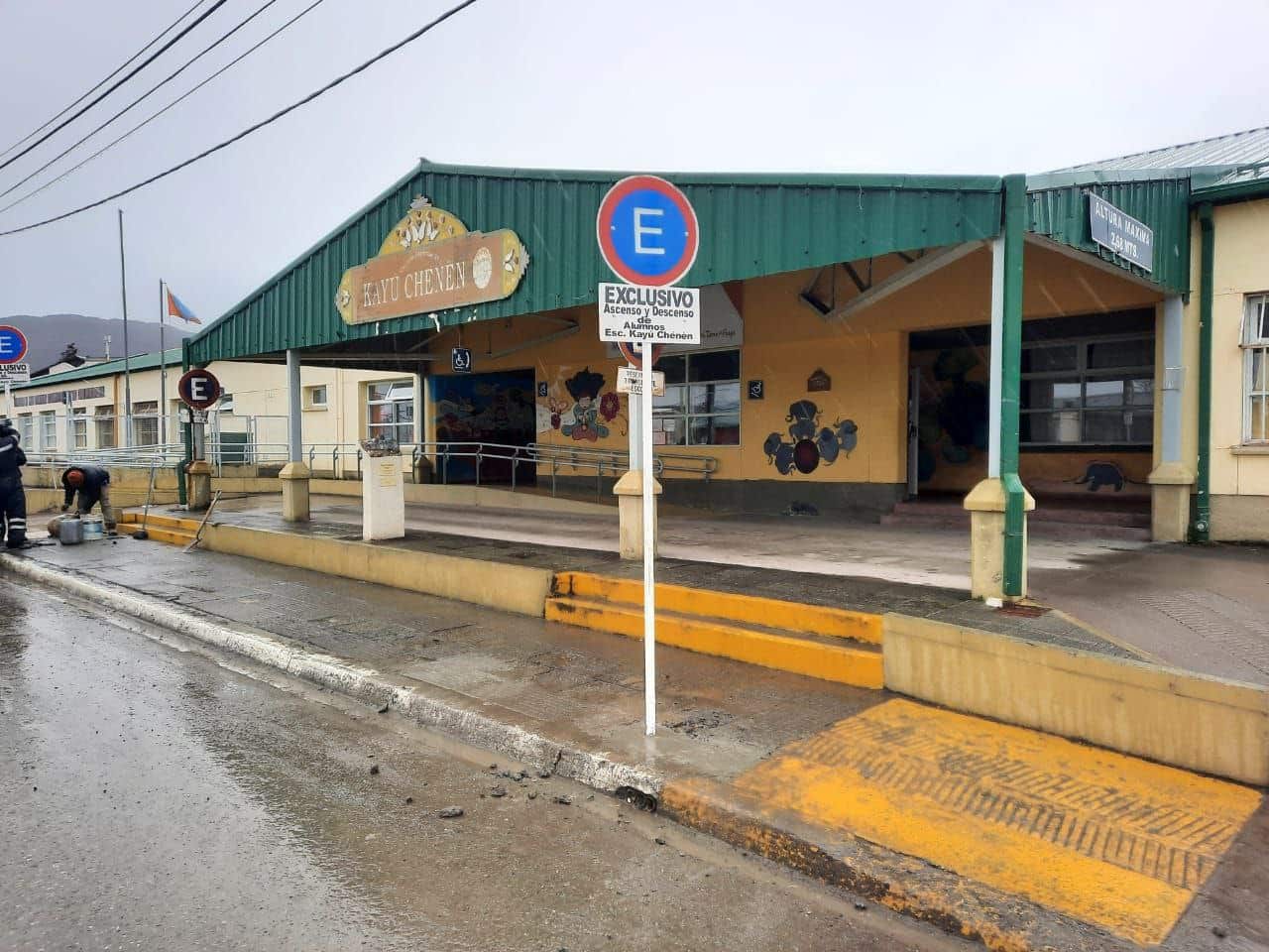 Colocaron cartelería en Avenida de la Estancia y colaboró con establecimientos educativos