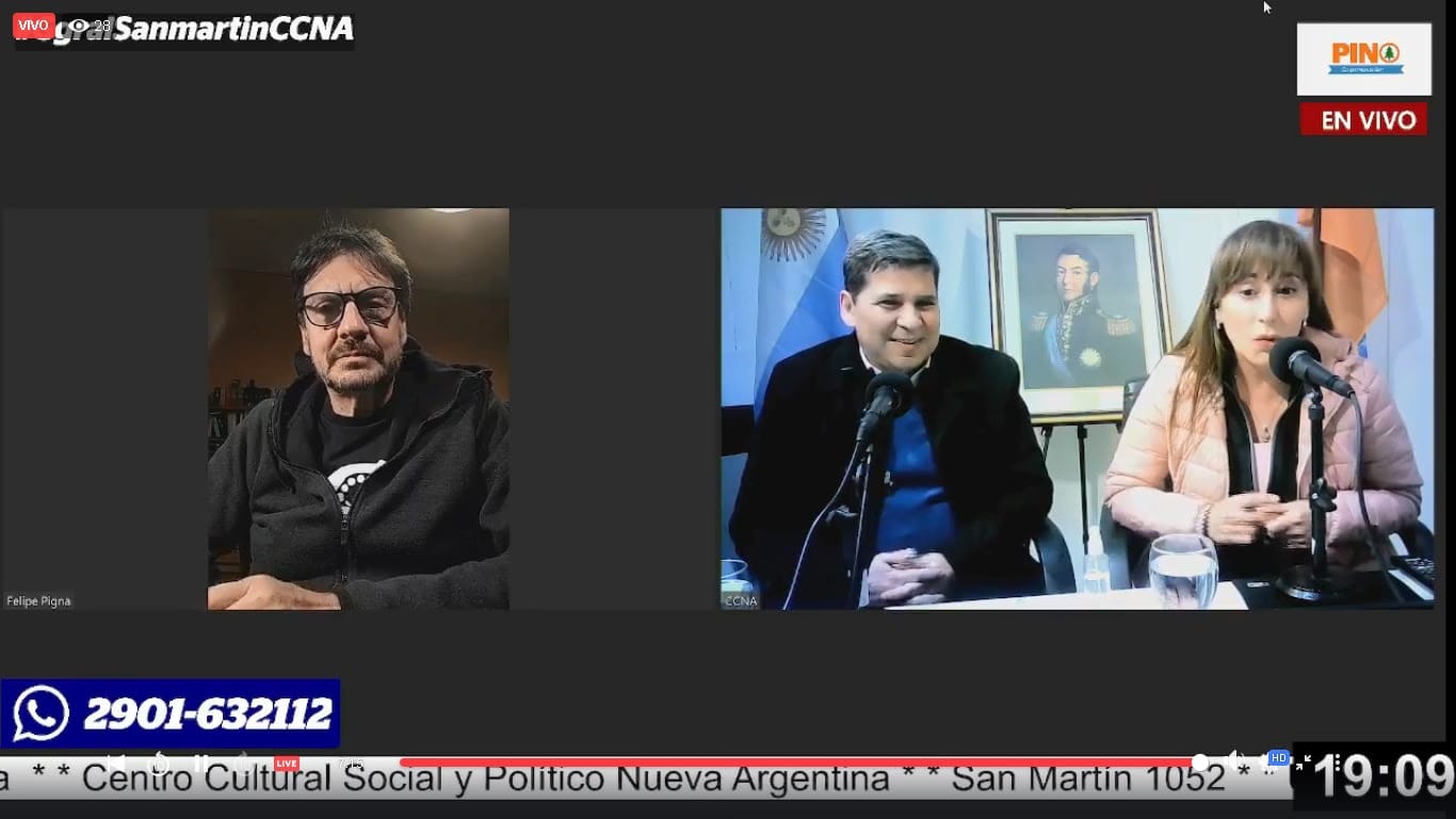 Felipe Pigna  brindó una charla sobre la faceta menos conocida del General José de San Martín