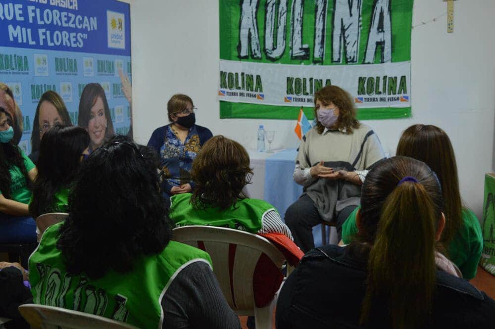 Carolina Yutrovic se reunió con espacio político Kolina