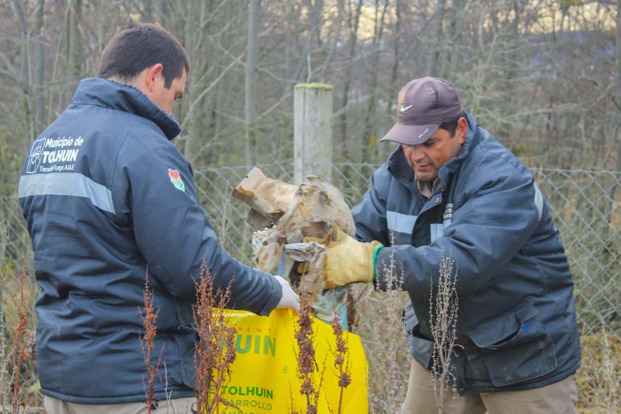 Tolhuin: Se recolectaron mas de 700 bolsas de basura