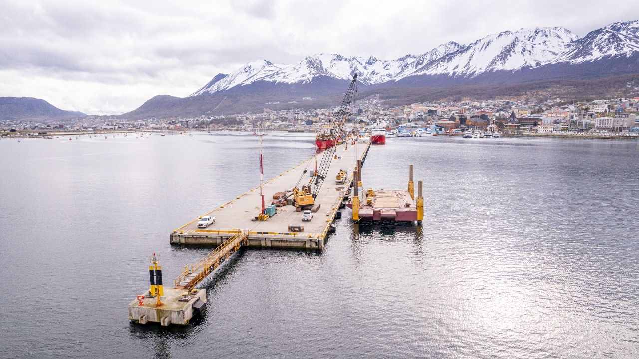 Melella aseguró que “la ampliación del muelle del puerto de Ushuaia generará crecimiento y empleo”