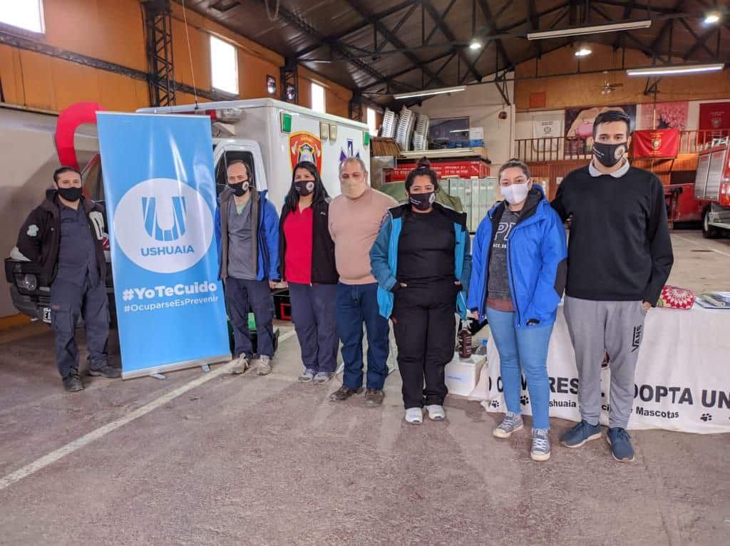 “Zoonosis más cerca” estuvo presente en el cuartel de Bomberos 2 de Abril