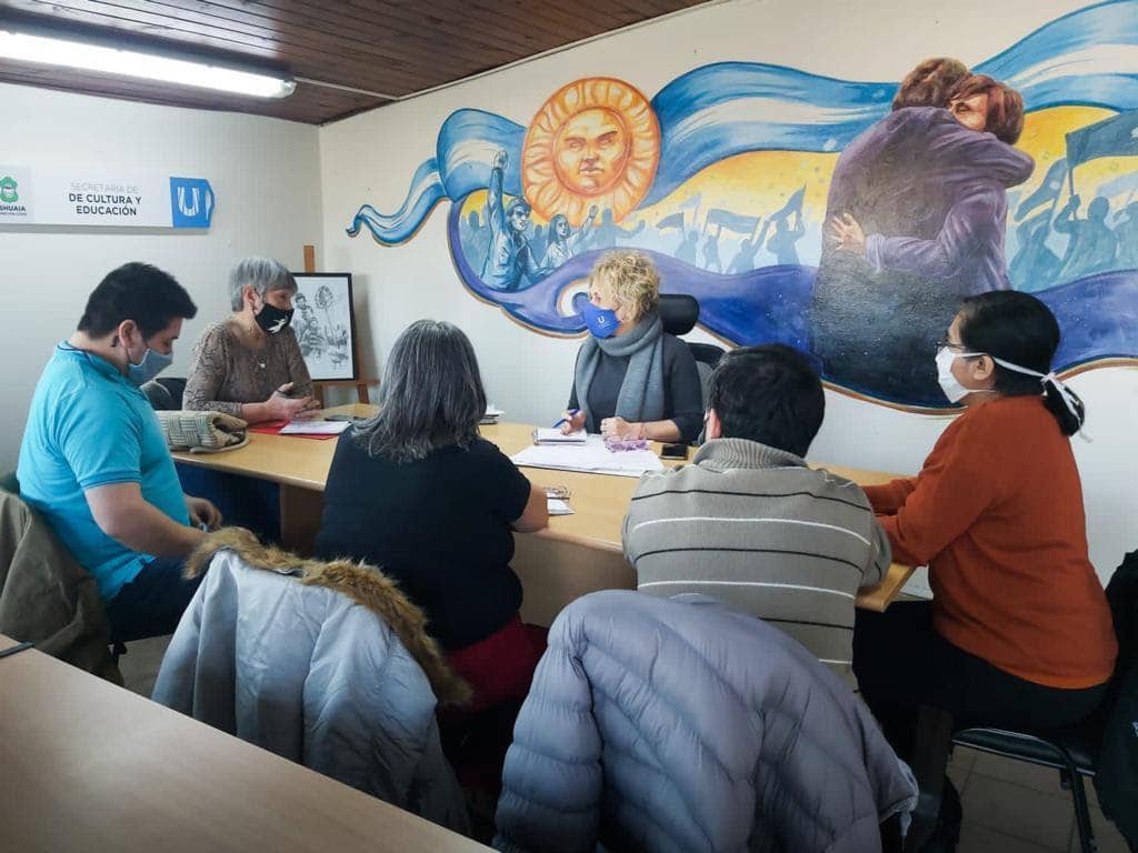 Reunión entre la Municipalidad y la Asociación Tradicionalista Virginia Choquintel