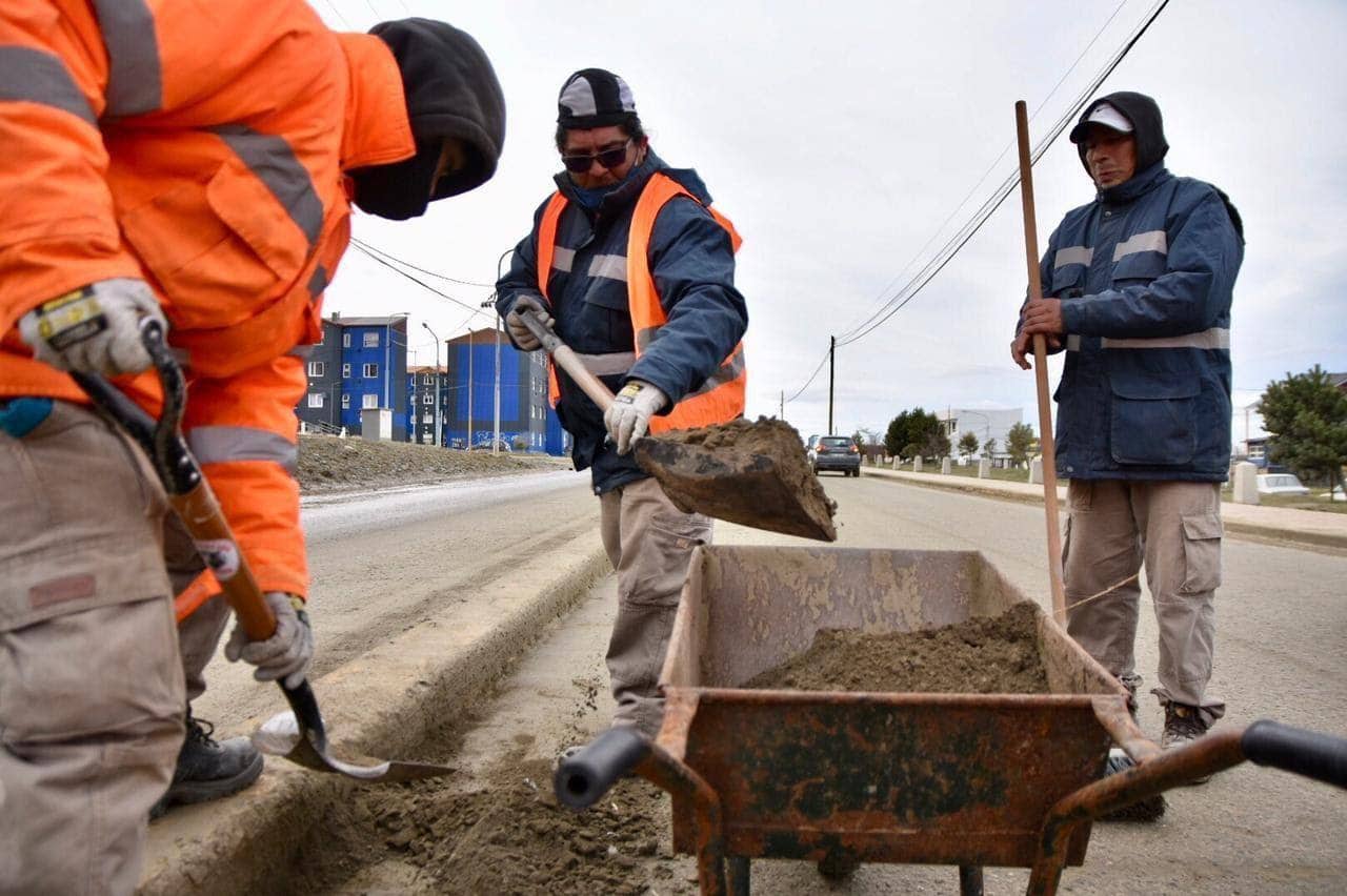 Ushuaia: Trabajos en rotondas éste sábado 11