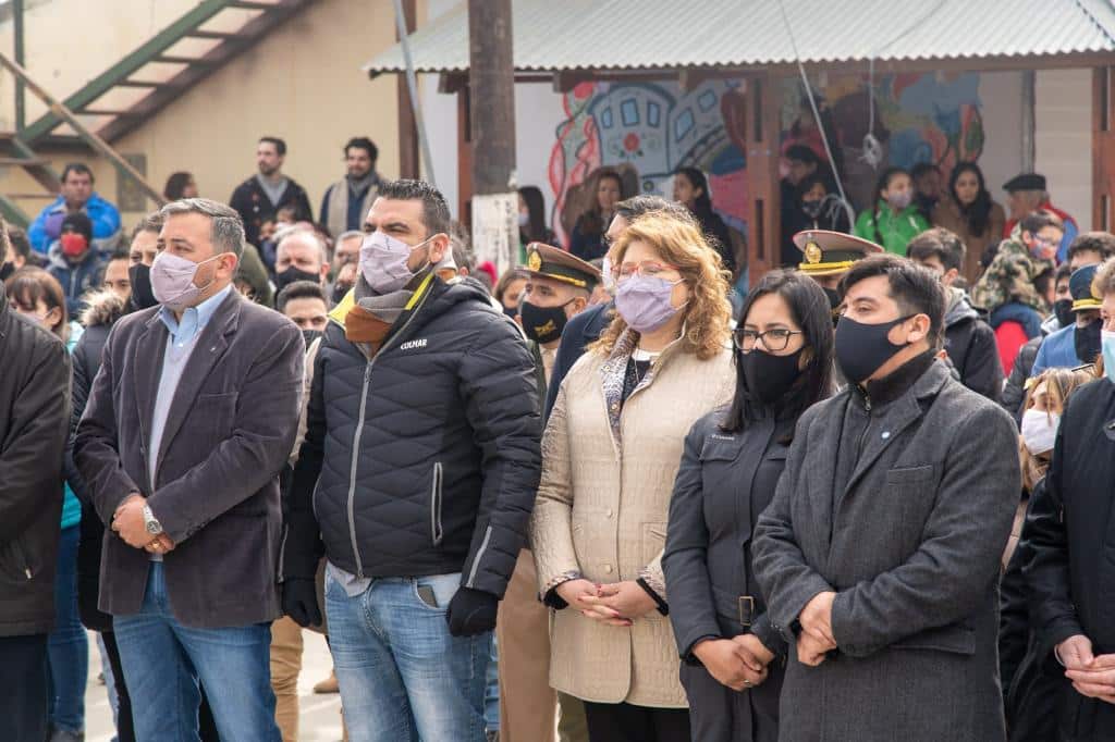 Walter Vuoto estuvo presente en los festejos por el aniversario de Tolhuin