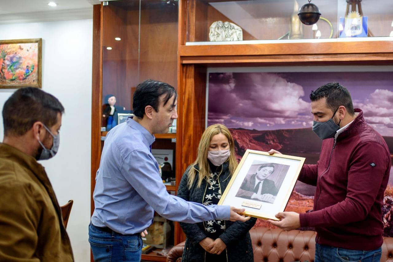 Vuoto se reunió con el intendente de Río Gallegos, Pablo Grasso