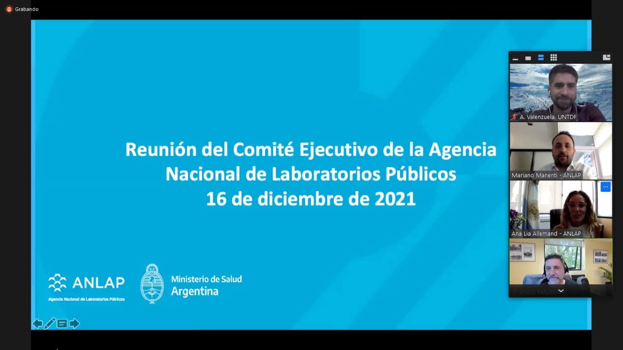 La UNTDF participó de la Reunión del Comité Ejecutivo de la Agencia Nacional de Laboratorios Públicos (ANLAP)
