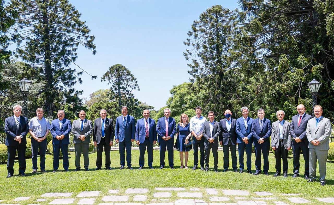 Melella participó de una reunión de trabajo con el presidente Alberto Fernández