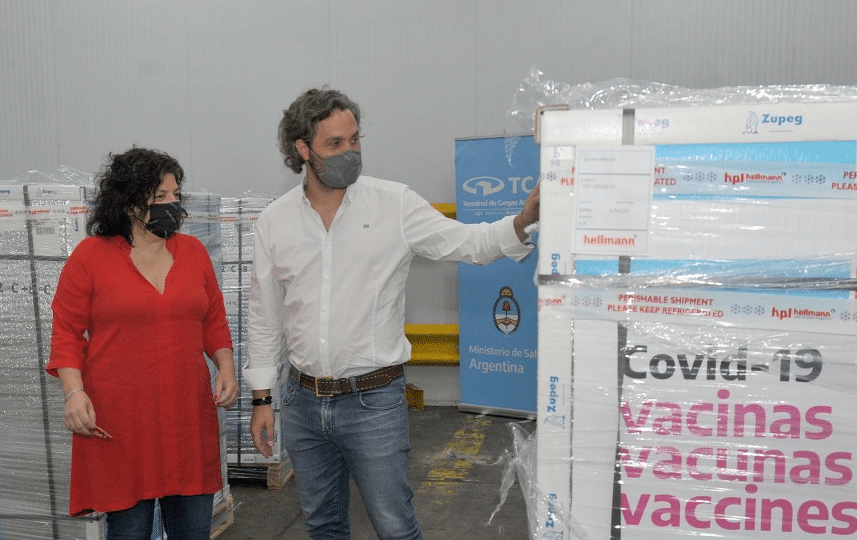 Egipto recibirá un millón de vacunas donadas por nuestro país