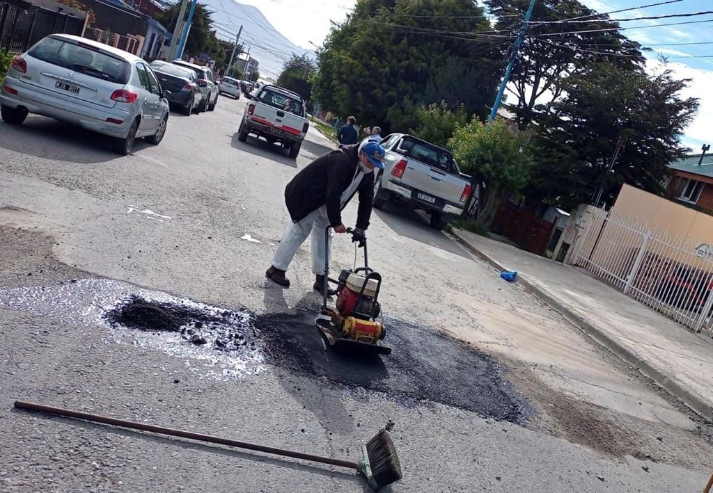 Continúan los trabajos en distintas calles de la ciudad