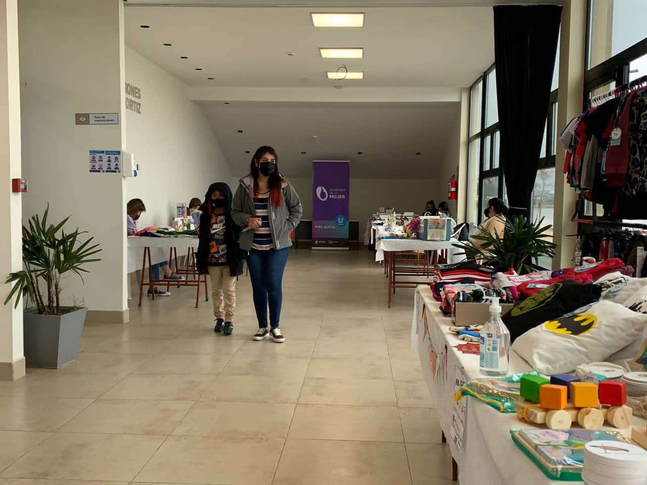 Se hizo otra expo emprendedoras en la Casa de la Mujer