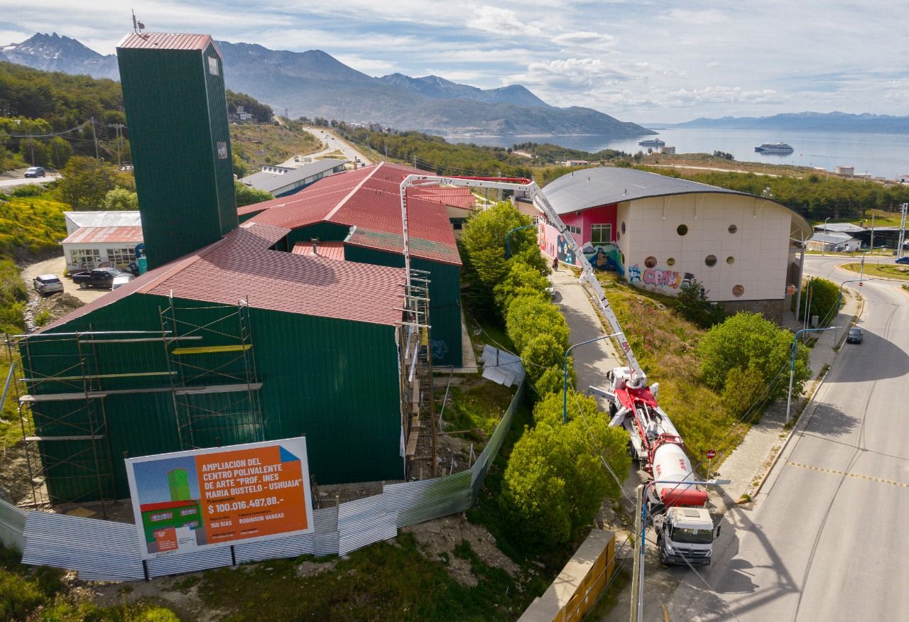 Se hará la ampliación del Centro Polivalente de Arte de Ushuaia