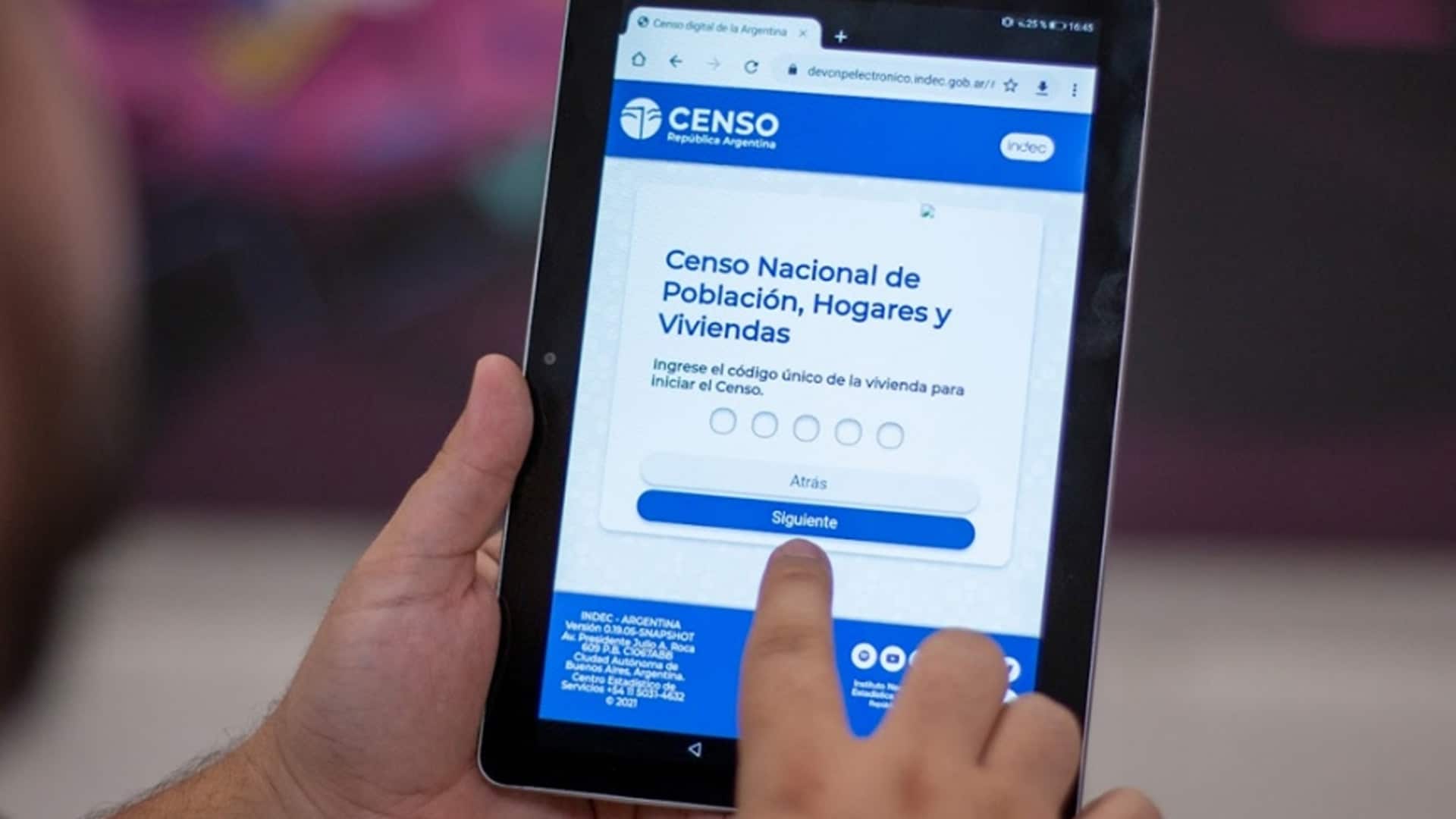 Ya está habilitada la plataforma del Censo Digital 2022