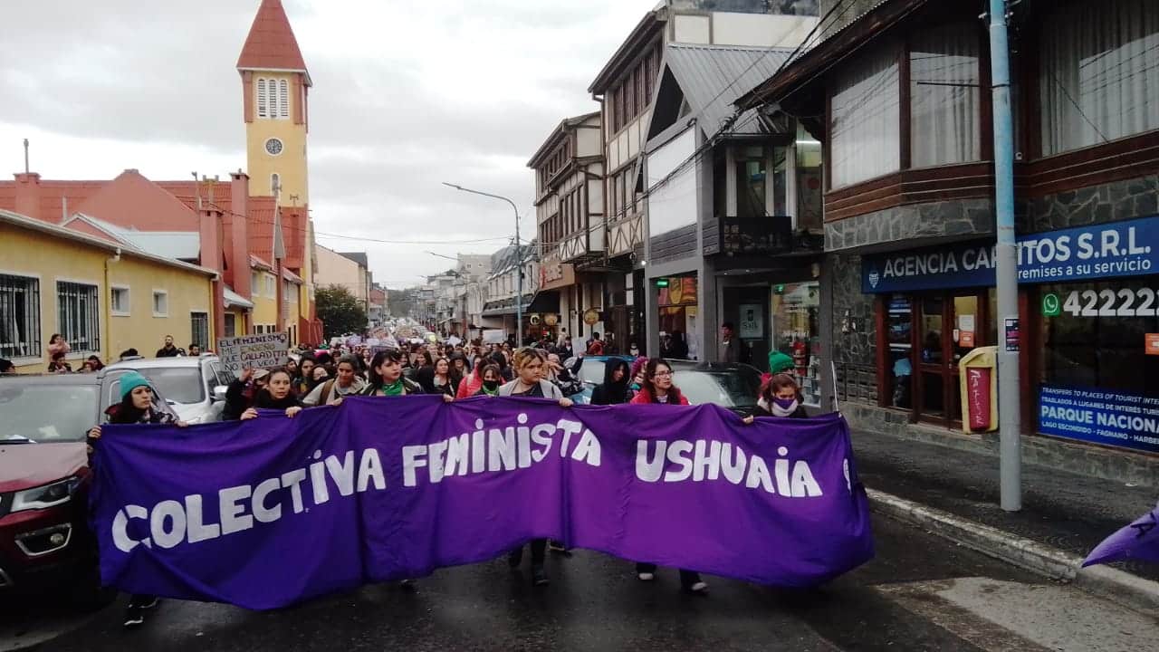 La marcha por el Dia de la Mujer Trabajadora se realizó con gran convocatoria