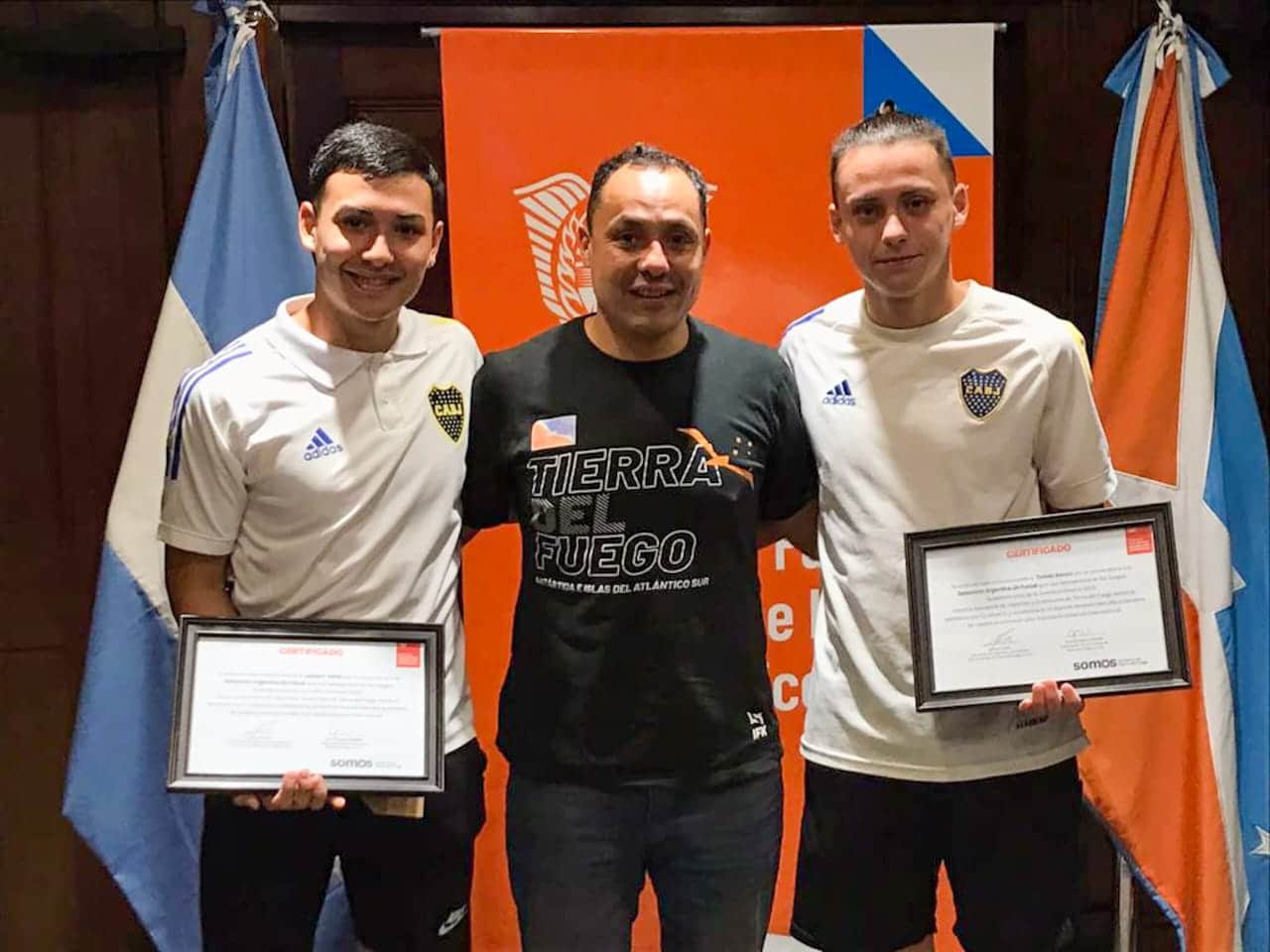 Distinguen a los deportistas Tomas Becco y Lautaro Yañez