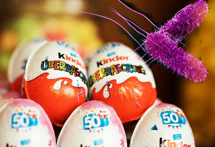 Francia: Sospechan de salmonella en los huevos Kinder