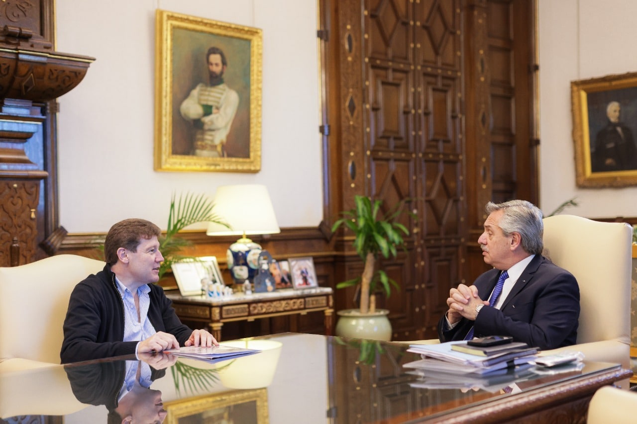 Melella y Fernández mantuvieron una reunión de trabajo