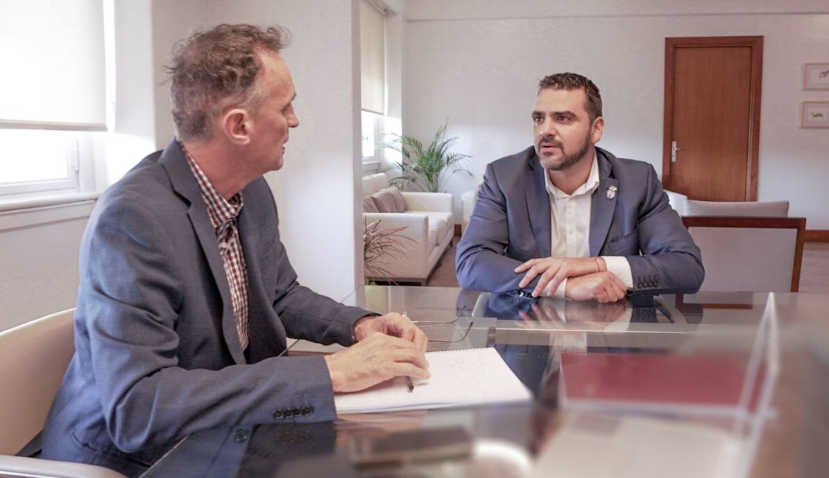 Vuoto y Katopodis acordaron financiamiento para el nuevo edificio del C.A.A.D.